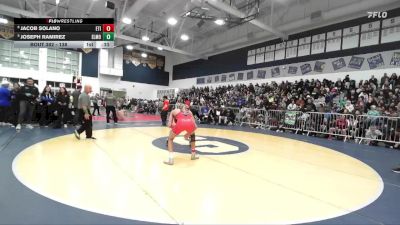 138 lbs 5th Place Match - Jacob Solano, Etiwanda vs Joseph Ramirez, El Modena