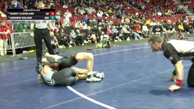 3A-126 lbs Cons. Round 3 - Andrew Roland, Ankeny Centennial vs Danny Cleveland, Sioux City East