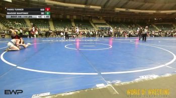 110 lbs Quarterfinal - Paris Turner, Rabbit Wrestling Club vs Maggie Martinez, Berryhill Wrestling Club
