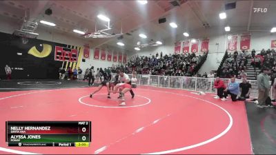 125 lbs Semifinal - Nelly Hernandez, Santa Ana vs Alyssa Jones, Poway