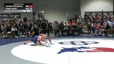 Senior Women Freestyle FS - 57 lbs Quarters - Jacarra Winchester, USOPTC/ Titan Mercury Wrestling Club (TMWC) vs Ronna Gross, MATPAC/TMWC