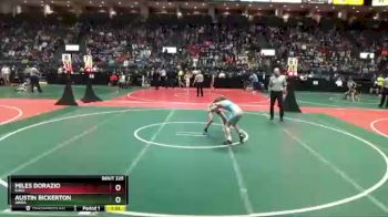 102 lbs Champ. Round 2 - Austin Bickerton, AWRA vs Miles Dorazio, EAG2