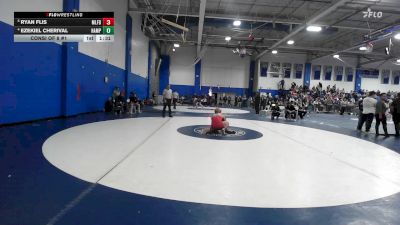 150 lbs Consi Of 8 #1 - Ryan Flis, Milford vs Ezekiel Cherival, Hampden Charter High