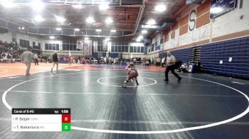 106 lbs Consi Of 8 #2 - Penn Boger, Concord-Carlisle vs Takuto Nakamura, Arlington