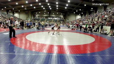 100 lbs Consi Of 8 #1 - Jeremiah Hobbs, South Effingham Mustang Wrestling Club vs Brayden Wharton, Jackson County Wrestling Club