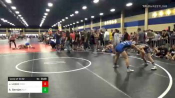 Match - Jailynn Lopez, Brawley Union High School vs Athena Barajas, Kaitoa Wrestling Club