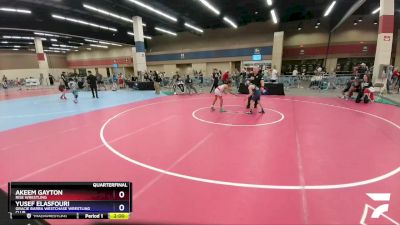 71 lbs Quarterfinal - Akeem Gayton, Rise Wrestling vs Yusef Elasfouri, Gracie Barra Westchase Wrestling Club