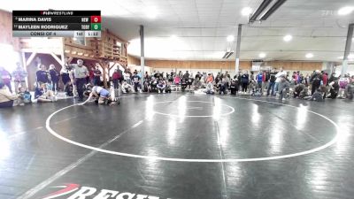 118 lbs Consi Of 4 - Marina Davis, New Woodstock vs Mayleen Rodriguez, Tobyhanna
