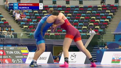 69 kg 1/4 Final - Khuslen Munkhbayasgalan, Mongolia vs Milana Ulanova, Kyrgyzstan