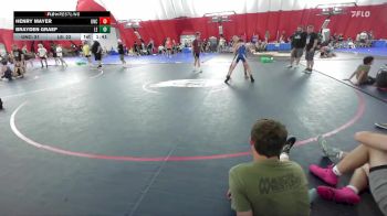 120 lbs Semis & Wb (16 Team) - Brayden Graef, Lena/Bonduel vs Henry Mayer, United North Central