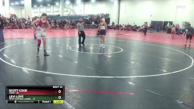 175 lbs Round 5 (10 Team) - Levi Love, Team Montana Laurel vs Scott Cook, AAWA