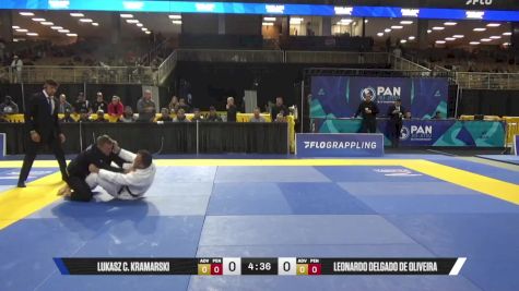 Leonardo Delgado De Oliveira vs Lukasz C. Kramarski 2025 Pan Jiu Jitsu IBJJF Championship