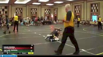 95 lbs Round 5 (6 Team) - Michael Batista, Buxton vs Gavin Rivera, Elite Athletic Club