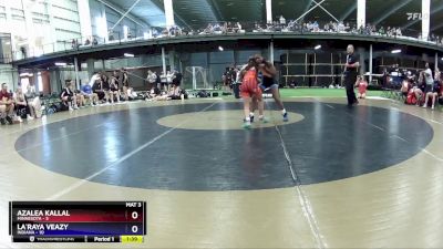 102 lbs Round 3 (4 Team) - Azalea Kallal, Minnesota vs La`Raya Veazy, Indiana