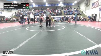 55 lbs Rr Rnd 1 - Nashoba Shepherd, Berryhill Wrestling Club vs Levan Big Hair, Wagoner Takedown Club