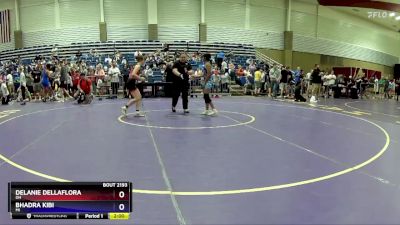 102-112 lbs Round 2 - Delanie DellaFlora, OH vs Bhadra Kibi, MI