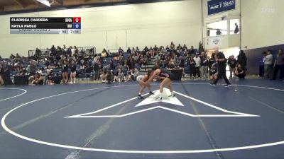 124 lbs Champ. Round 2 - Clarissa Cabrera, Simpson University (CA) vs Kayla Pablo, Hope International