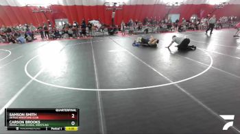 182 lbs Quarterfinal - Carson Brooks, Merrill High School Wrestling vs Samson Smith, Antigo Wrestling Club