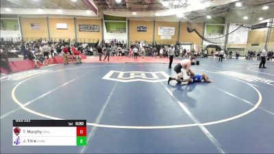 182 lbs Consi Of 16 #2 - Thomas Murphy, Champlain Valley vs James Titre, Cumberland