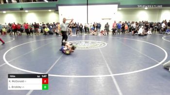 70 lbs Round Of 32 - Kai McDonald, IA vs Logan Brickley, VA