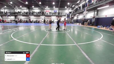 102-BLACK kg Rr Rnd 1 - Tatiana Alexander, Eastchester/Ursuline vs Zoey Jewett, General Brown