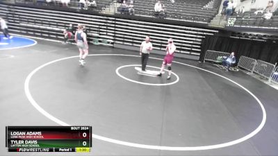 218 lbs Cons. Round 6 - Logan Adams, Lone Peak High School vs Tyler Davis, Layton High School