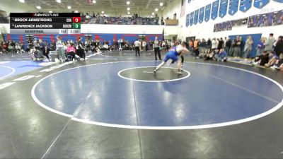 165 lbs Semifinal - Brock Armstrong, Coeur D Alene vs Lawrence Jackson, Gonzaga Prep