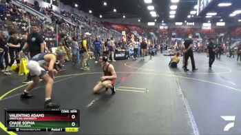 107 lbs Cons. Semi - Valentino Adamo, Wrestling University vs Chase Sopha, Yale Jr Bulldogs