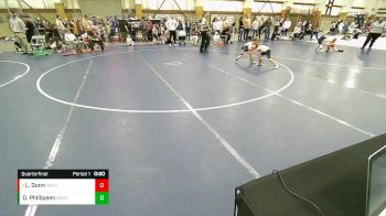 52 lbs Quarterfinal - Leonardo Gunn, Westlake vs Daxxton Phillipsen, Delta Wrestling Club