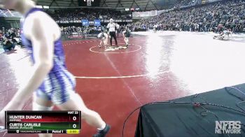 4A 113 lbs Champ. Round 1 - Curtis Carlisle, Rogers (Puyallup) vs Hunter Duncan, Hanford