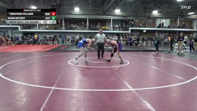 157 Silver 3rd Place Match - Evan Eutsey, Luther vs Brayden Pillars, Cornell College