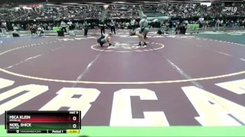 145 lbs Champ. Round 2 - Noel Shick, Skyline vs Mica Klein, Douglas