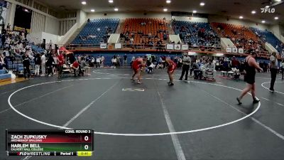 190 lbs Cons. Round 3 - Harlem Bell, Calvert Hall College vs Zach Zupkusky, Archbishop Spalding