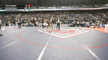 1A/2A 190 1st Place Match - Jaylin Darden, Rosewood High School vs Lee Birchfield, Rosman