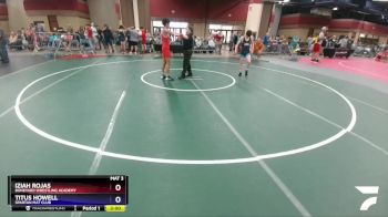 120 lbs Cons. Round 3 - Iziah Rojas, Boneyard Wrestling Academy vs Titus Howell, Spartan Mat Club