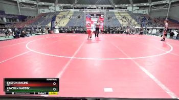 105 lbs Semifinal - Lincoln Haddix, IN vs Eyston Racine, ND