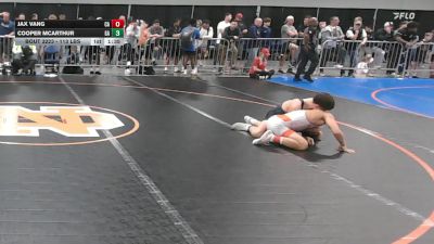 113 lbs Consi Of 16 #2 - Jax Vang, CA vs Cooper McArthur, GA