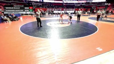 3A 113 lbs Champ. Round 1 - Nicholas Dilallo, South Elgin vs Oleksandr Havrylkiv, Buffalo Grove