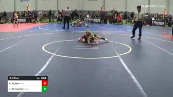 46 lbs 3rd Place - Kaine Breen, Grindhouse WC vs Lincoln Schneider, Kingsburg