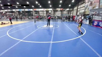 90 lbs Champ. Round 1 - John Sandal, Dakota Boyz Wrestling Club vs Abrahm Huber, MATPAC Wrestling