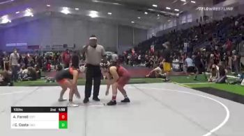 136 lbs Consi Of 4 - Lillian Valdez, Smash Gyms vs Leilani Rodriguez, Beaumont