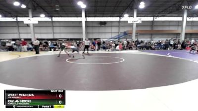 95 lbs Quarterfinal - Wyatt Mendoza, 208 Badgers vs Raylan Moore, Homedale Wrestling