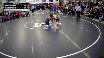 121 lbs Semifinal - Drew Gilarno, Commodore Perry Hs vs Raydn Thomas, Valley Hs