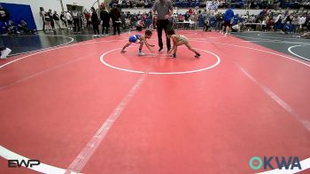 46 lbs Round Of 16 - Chandler Lewis, Salina Wrestling Club vs Lucas Matthews, Tiger Trained Wrestling