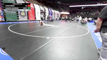 144 Class 3 lbs Champ. Round 1 - Colin Weiss, Ft. Zumwalt South vs Landon Sherman, Winnetonka