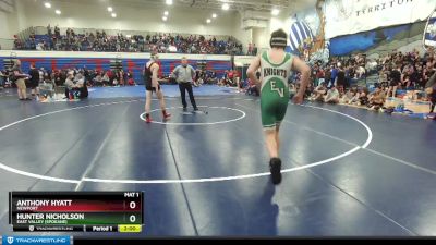 152 lbs Champ. Round 1 - Anthony Hyatt, Newport vs Hunter Nicholson, East Valley (Spokane)