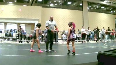 80 lbs 2nd Place - Venice Venom Quast, Threshold WC vs Martha Alvarado, Southwest Stallions WC