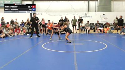 38 lbs Rr Rnd 6 - Josie Wisecup, Charlies Angels- W vs Molly Mooney, Virginia Team Predator - W