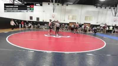 175 lbs Round Of 16 - Brayden Levin, Fairfield Warde vs Holden Crane, South Windsor