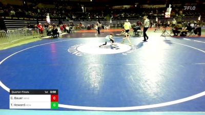 60 lbs Quarterfinal - Chase Bauer, Seneca vs Travis Howard, Iron Horse